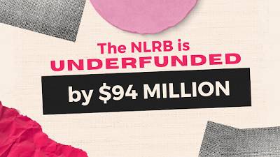 The NLRB is underfunded by $94 million