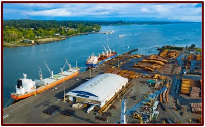 The Marine Terminal at the Port of Olympia