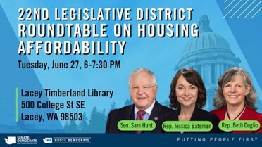Housing Affordability, Lacey Timberland Library, June 27,2023, 6-7:30 pm.