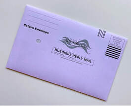Envelope for ballot return